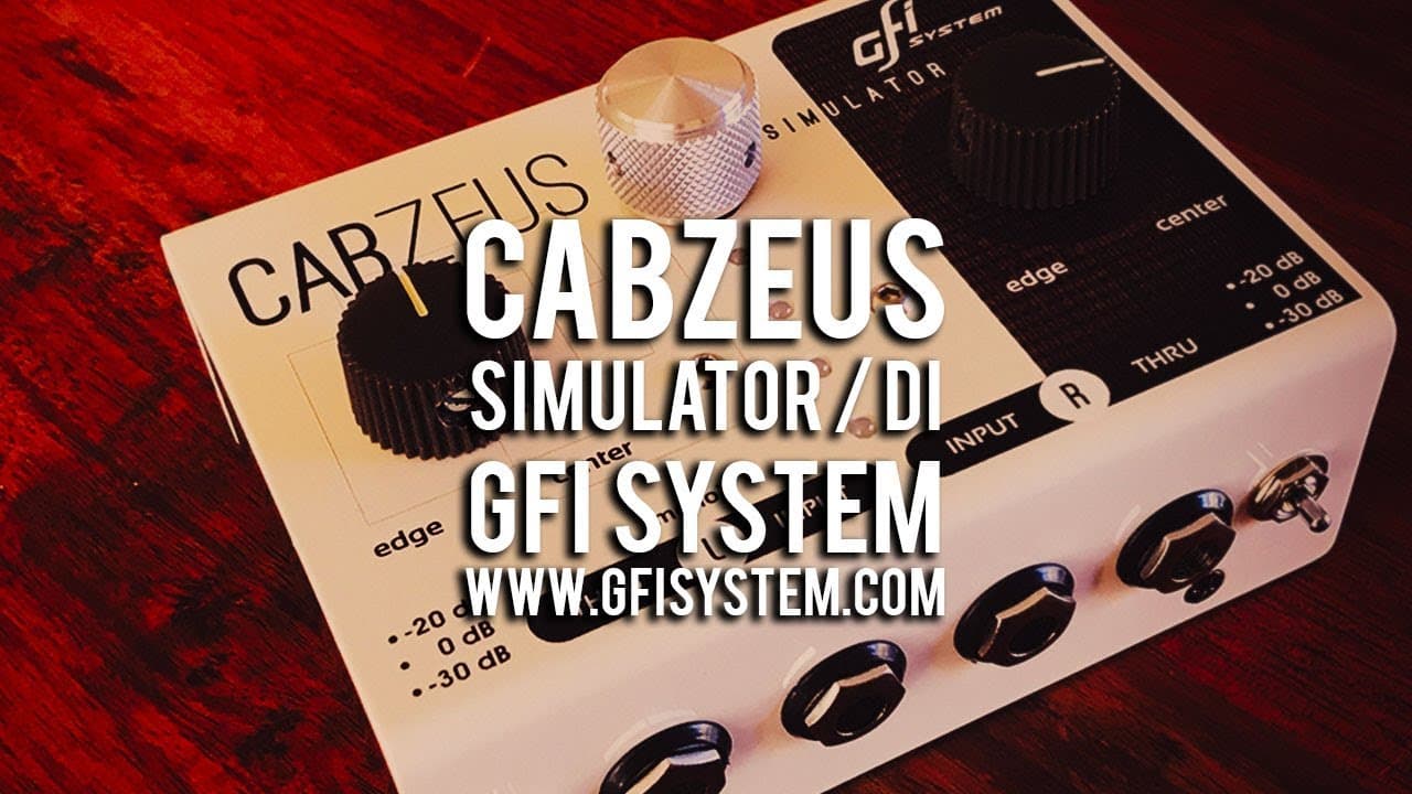 GFI System: CABZEUS Stereo Speaker Simulator & DI Box